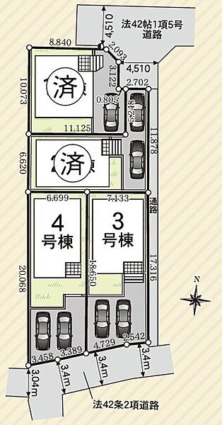 該当区画：3号棟