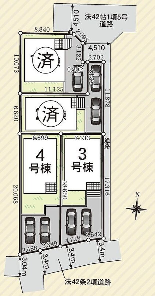 該当区画:4号棟