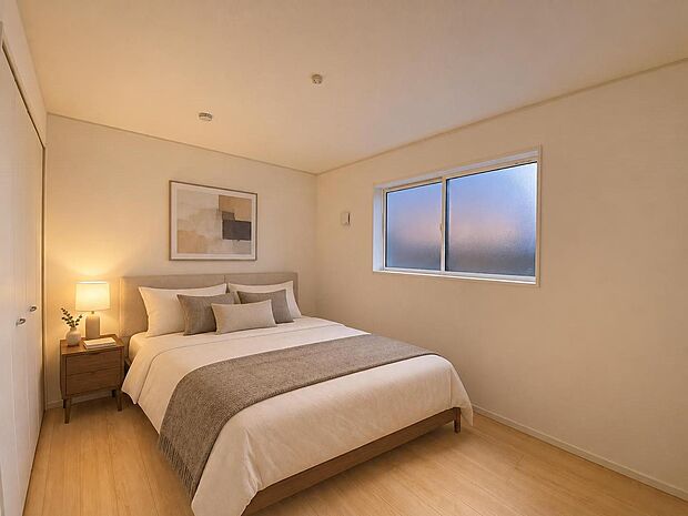 この画像は現況写真　間取り図をもとにCGで作成した家具や照明の配置イメージです。現況でのお引渡しとなり、家具　調度品　カーテン　照明等および設置費用は販売価格に含まれません。
