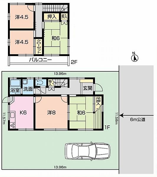 間取りを拡大表示