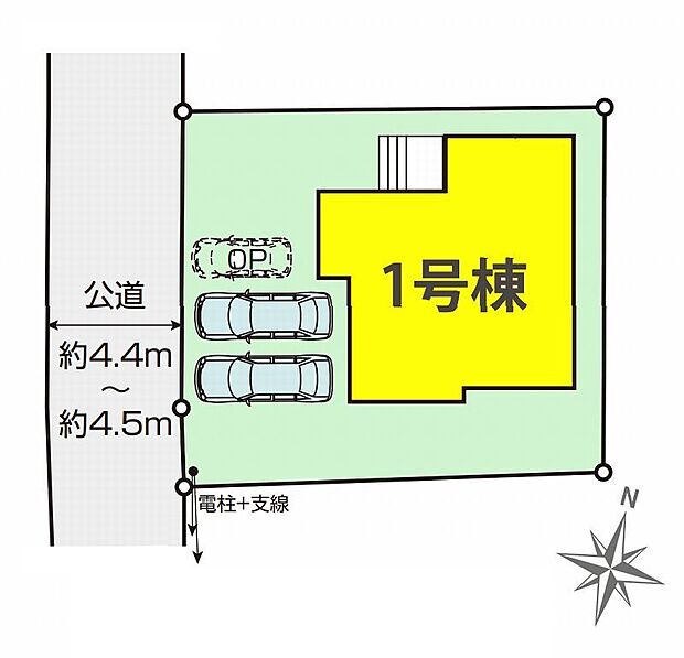 カースペース3台目はオプション対応になります。