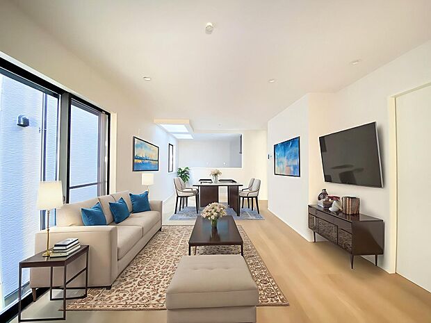 本画像はCGで作成しており、実際に現地に家具は置かれておりません。また、価格に家具は含まれておりません。