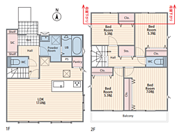 東京都町田市金井1丁目38-16付近