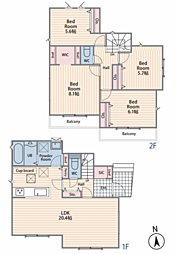 神奈川県横浜市旭区白根６丁目66-10付近
