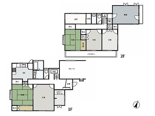 上之中古住宅(6SDK)の間取り