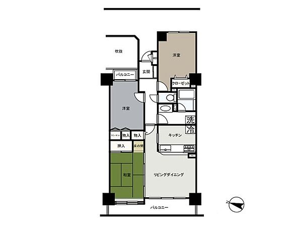 間取りを拡大表示