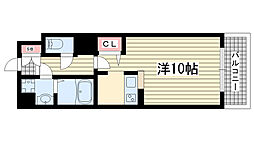 サンシャインレジデンス ワンルームの間取図画像