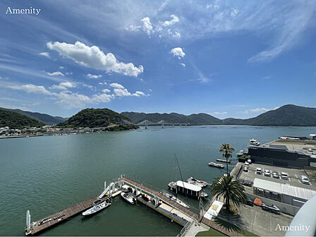 バルコニーからの眺望です。日生湾を一望できます。