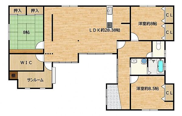 間取り：315000035057