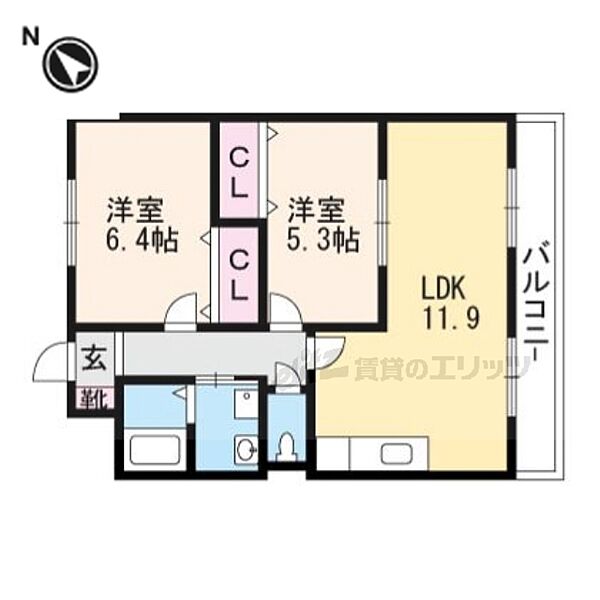 同じ建物の物件間取り写真 - ID:225004292386