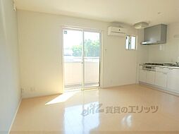 JR湖西線 堅田駅 徒歩12分の賃貸アパート 2階1LDKのリビング/ダイニング