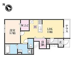 SUNNY HOME 1LDKの間取図画像