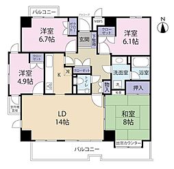 間取図画像 4LDK