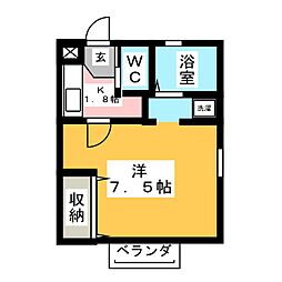 間取図画像 1K
