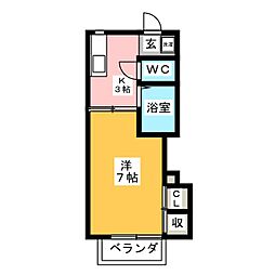 間取図画像 1K