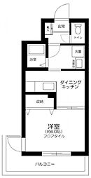 トヨハイツ 3階1DKの間取り