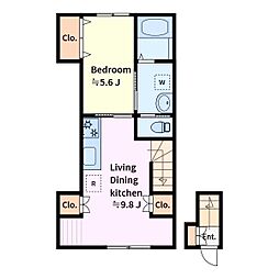 間取図画像 1LDK