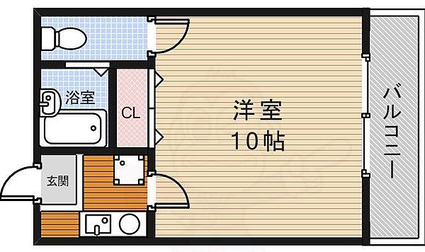 大阪府箕面市箕面５丁目(賃貸マンション1K・1階・22.95㎡)の写真 その2