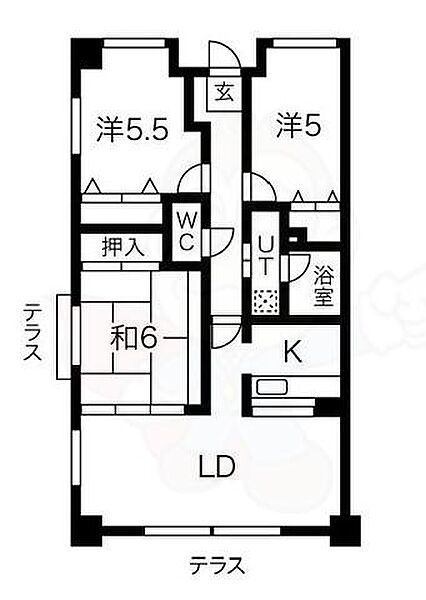 同じ建物の物件間取り写真 - ID:227080654113