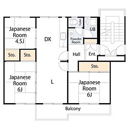 間取図画像 3LDK