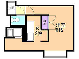 アルファアパル澄川 4階/404