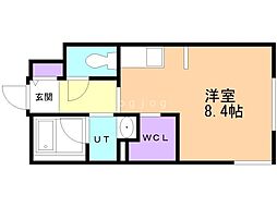 間取図画像 1K