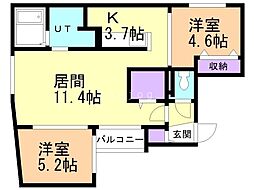 リュクス平岸 3階/301
