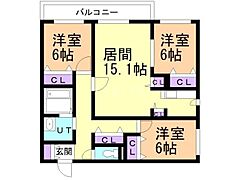 物件の間取り