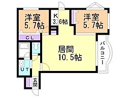 コンフォート中の島 I 3階/301