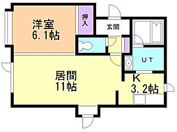 間取図画像 1LDK