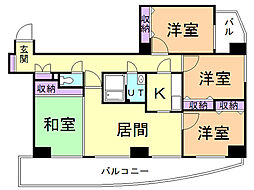 コーポラススプレンダー 4LDKの間取図画像