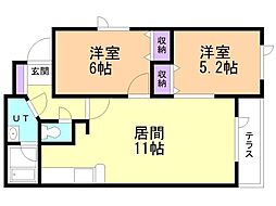 サウスヴィラＢ棟 1階