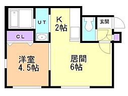 間取図画像 1LDK