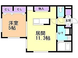 間取図画像 1LDK