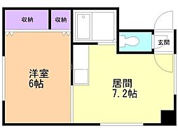 コーポ中の島R 2階/201