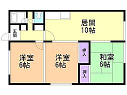 間取図画像 3LDK