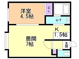 間取図画像 1LDK