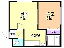 間取図画像 1LDK