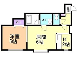 間取図画像 1LDK