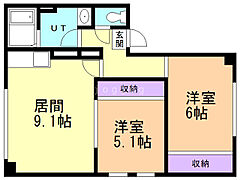 物件の間取り