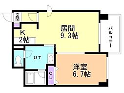 A・ステージ 1LDKの間取図画像