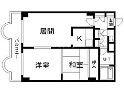 エクセル3 2LDKの間取図画像