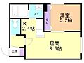 ヌーン豊平公園2階5.5万円