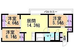 物件の間取り