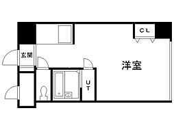 ライオンズマンション幌平橋 1Kの間取図画像