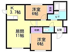 物件の間取り