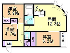 物件の間取り