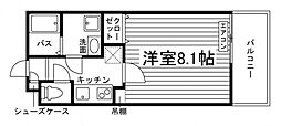 ネクストライフ一乗寺東杉ノ宮 1Kの間取図画像
