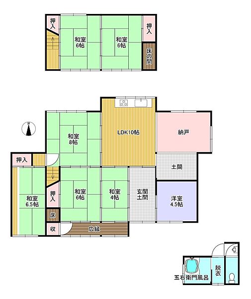 間取りを拡大表示