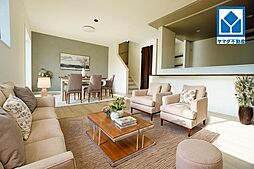 福津市津屋崎　1号棟 4LDKのリビング/ダイニング